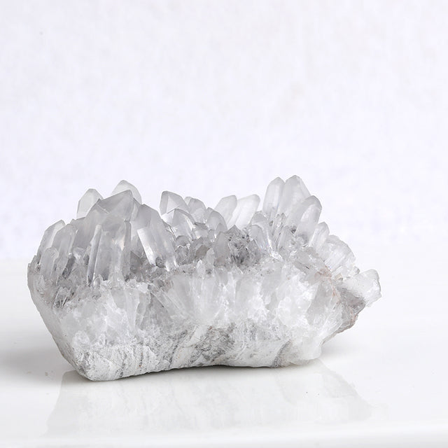 1PC Natural Raw Quartz Cluster-Clear Raw Crystals-Obelisk Quartz Minerals
