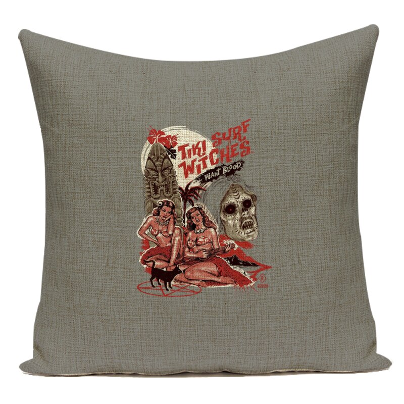 Sugar Skulls Cushion Covers-Decorate Sofa Throw Pillow Case