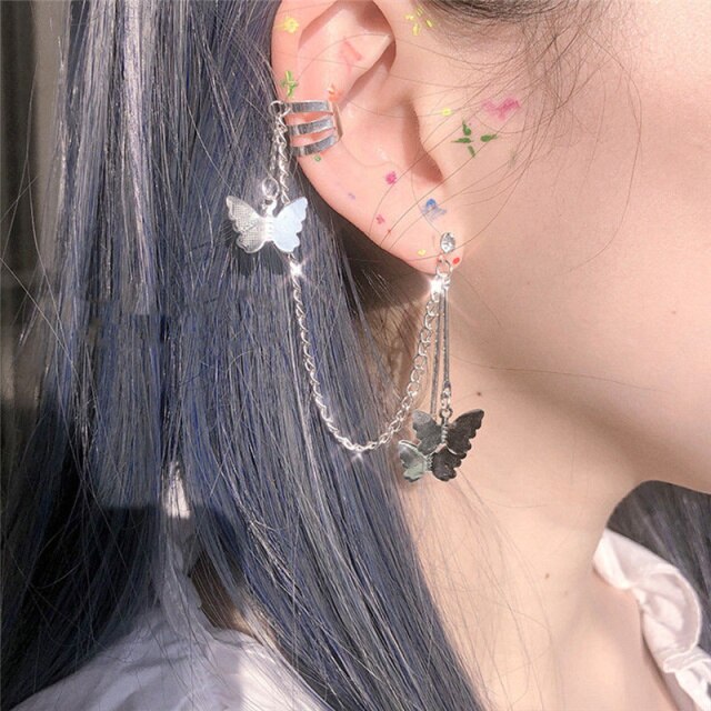 Cross Drop Earrings or Cool Butterfly Bohemia