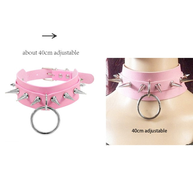 Multicolored Goth Punk Chokers