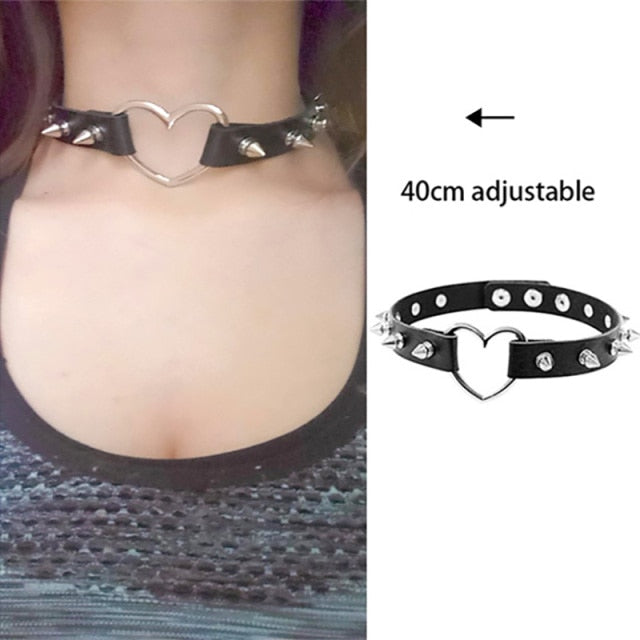 Multicolored Goth Punk Chokers