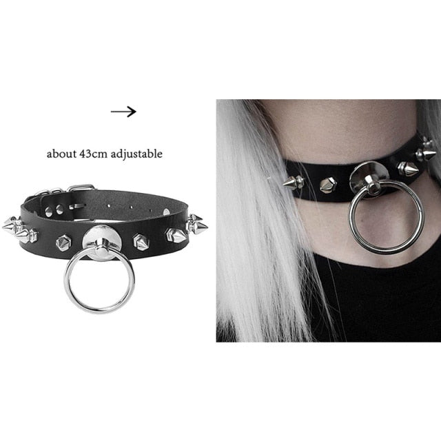 Multicolored Goth Punk Chokers